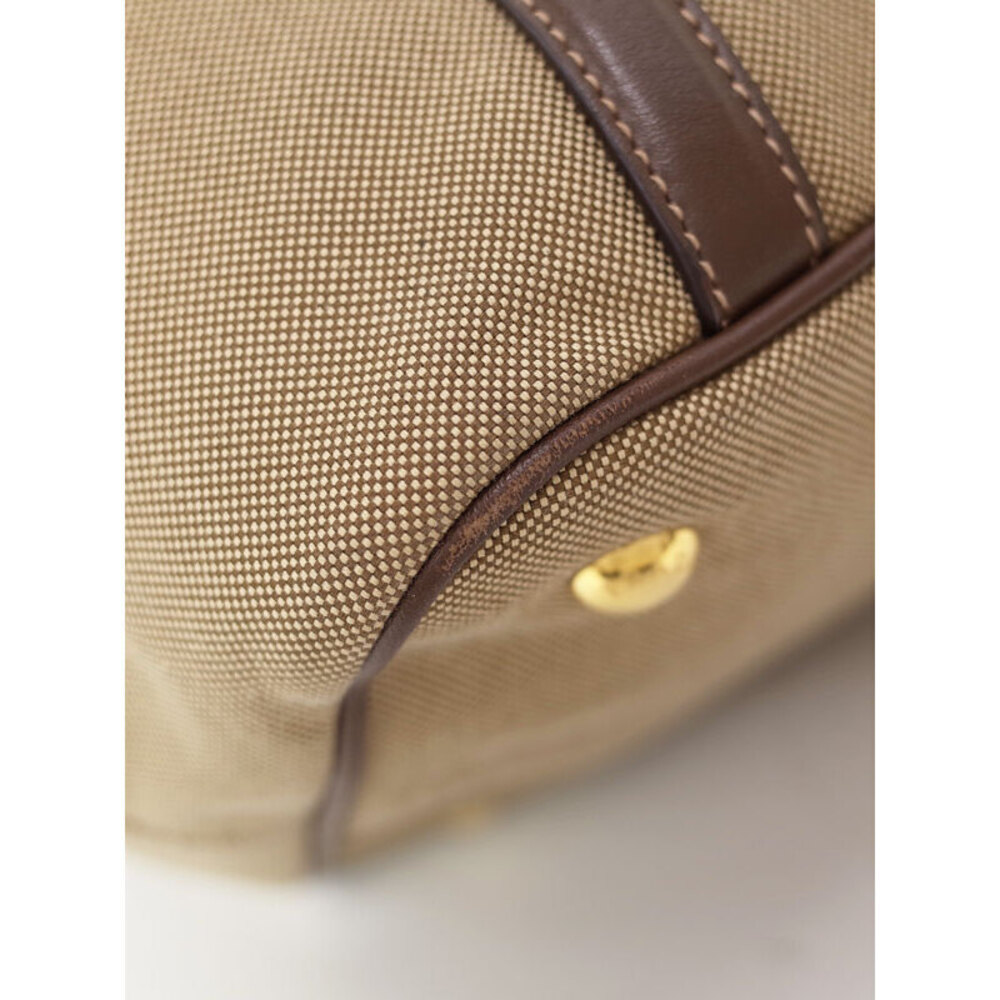 Prada Logo Jacquard 2Way handbag Tan Brown - Picture 5 of 9